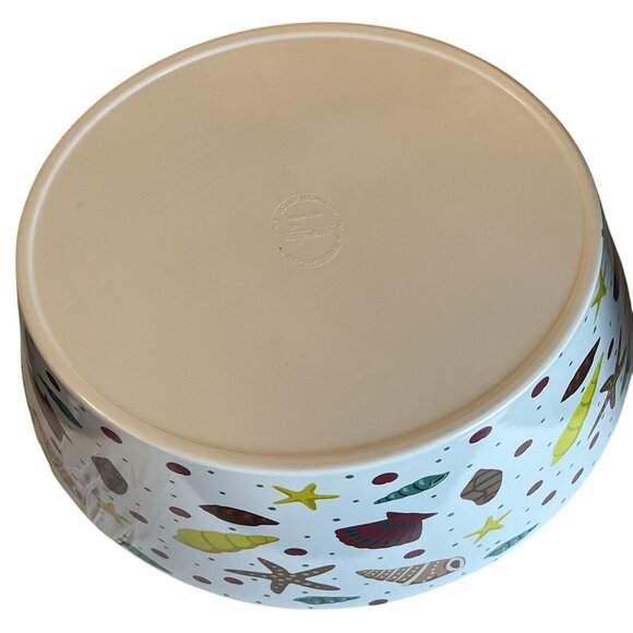 Temptations By Tara Melamine Multicolor Seashells Tailgate Summer Beach Party - Picture 5 of 8
